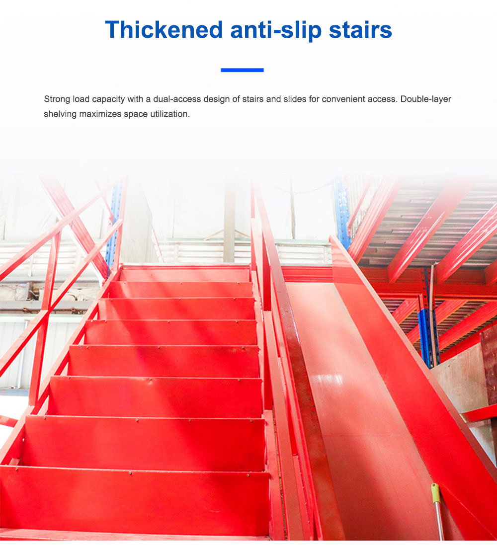 Mezzanine Floor Industrial Steel Optimizes Warehouse Space Rack Supported Mezzanine for Logistics Centers Multi Tier Platform