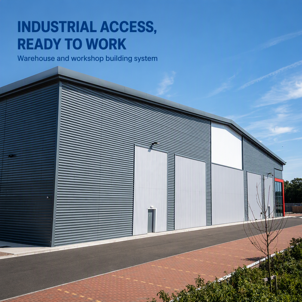Prefab Steel Frame Cold Storage Logistics Warehouse Distribution Center Building With Mezzanine Floor Racking System