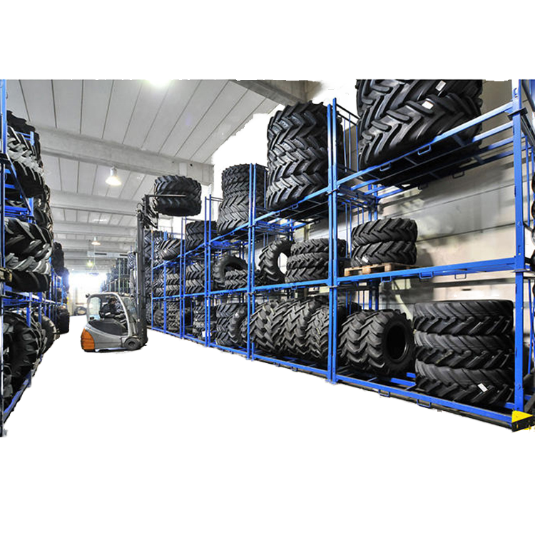 Customized Warehouse Heavy Duty Steel Stacking Pallet Fabric Store Rack for Rolled Cabinet Fabric