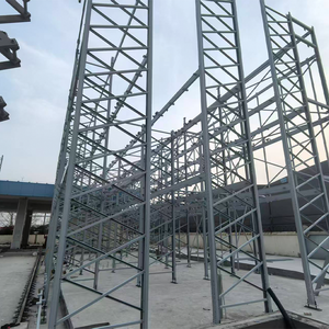 Mine Bulk Materials Anti-pressure Piling Heavy Duty 5 Layer Metal Warehouse Rack