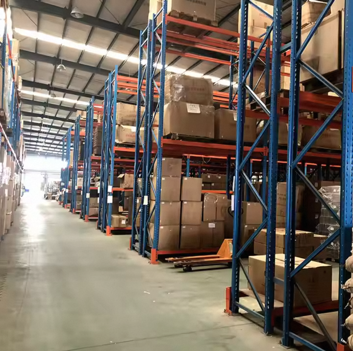 Haili Direct Factory Iron Pallet Storage Rack Double Deep 5-Layer Shelf High-Density Drive-In Metal Free Layout Design for