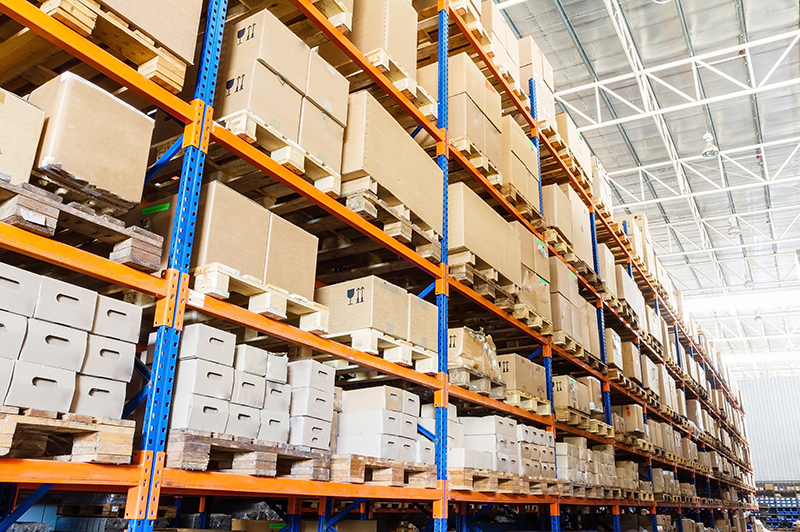 Pallet Flow Racking System Steel Shelf with Roller Tracks Warehouse Rack