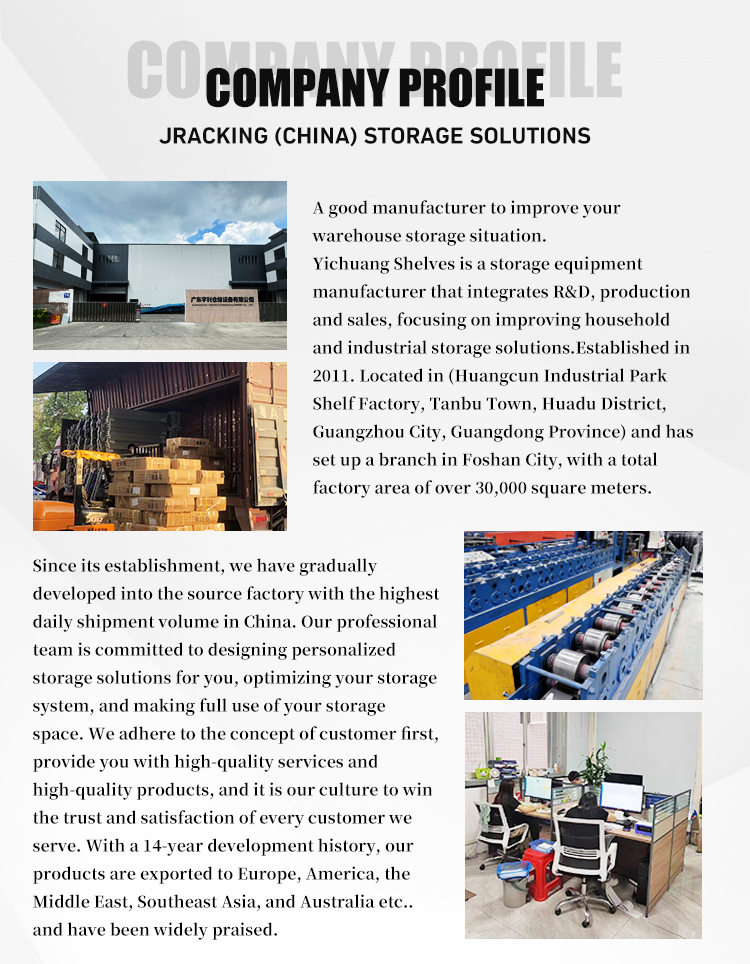 Boltless shelving beam view