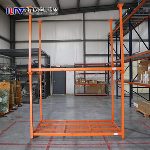 Warehouse Storage Steel Stackable Racks Portable Stacking Racking