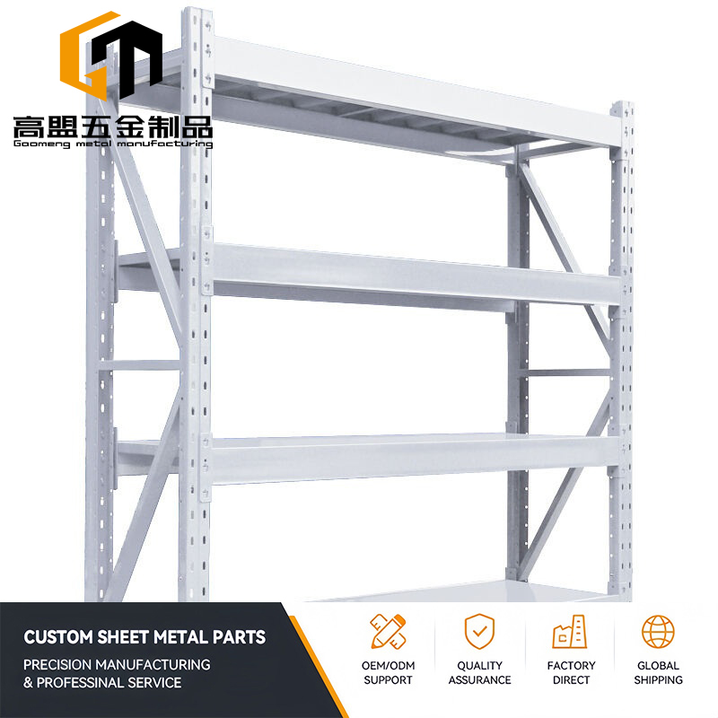 Adjustable Layer Light Duty Warehouse Storage Steel Rack Boltless Metal Shelving Unit For Garage Factory Workshop