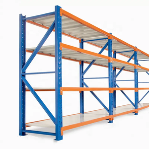 Stacking Long Span Shelving Storage Metal Shelf Rack Assembly