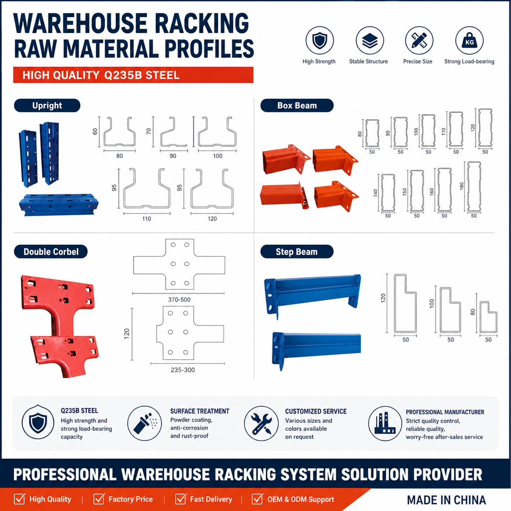CE Certified Heavy Duty Radio Shuttle Racking System Industrial Steel Storage System for High Density Warehouse Warehousing