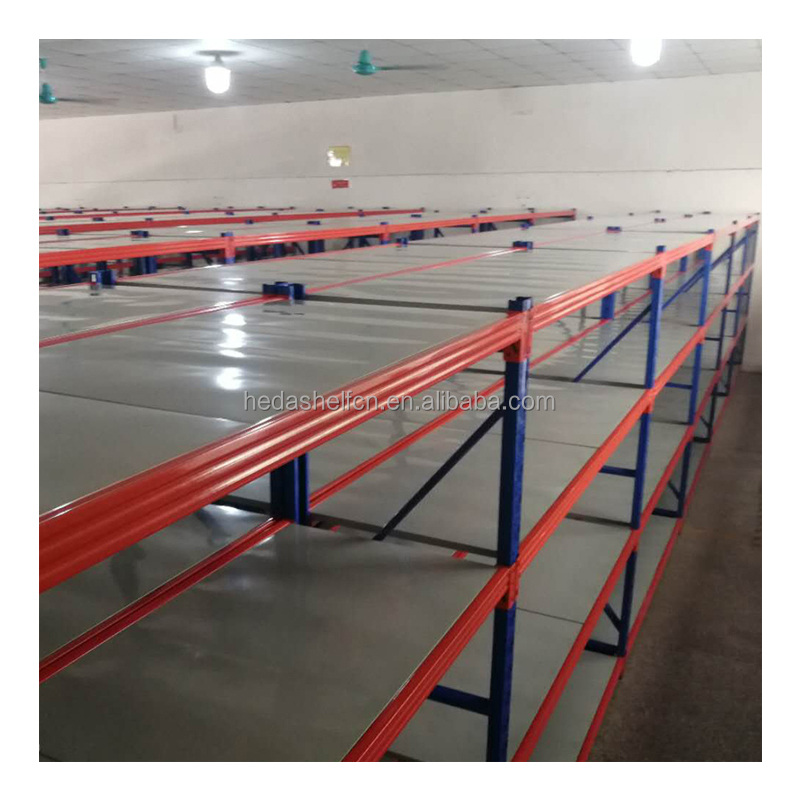 Hot Selling Warehouse Storage Racks 4 Layer 200kg Factory Long Span Industrial Metal Storage Shelves Warehouse Racking