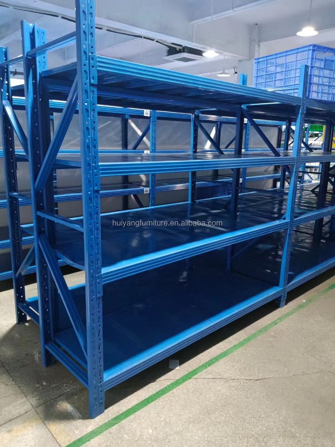 HY Manufacture Boltless Rack Divider High Quality Pallet Racking Metal Storage Unit Calapsable With in the Stock