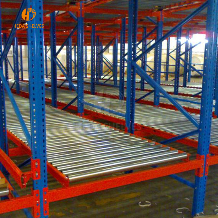 FIFO Order Picking Warehouse Shelf Gravity Carton Flow Rack For Warehouse Storage Or Production Lines