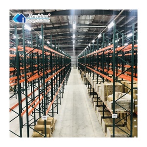 Jracking Industrial Vertical Storage Racks US Standard Heavy Duty Teardrop Pallet Racking System