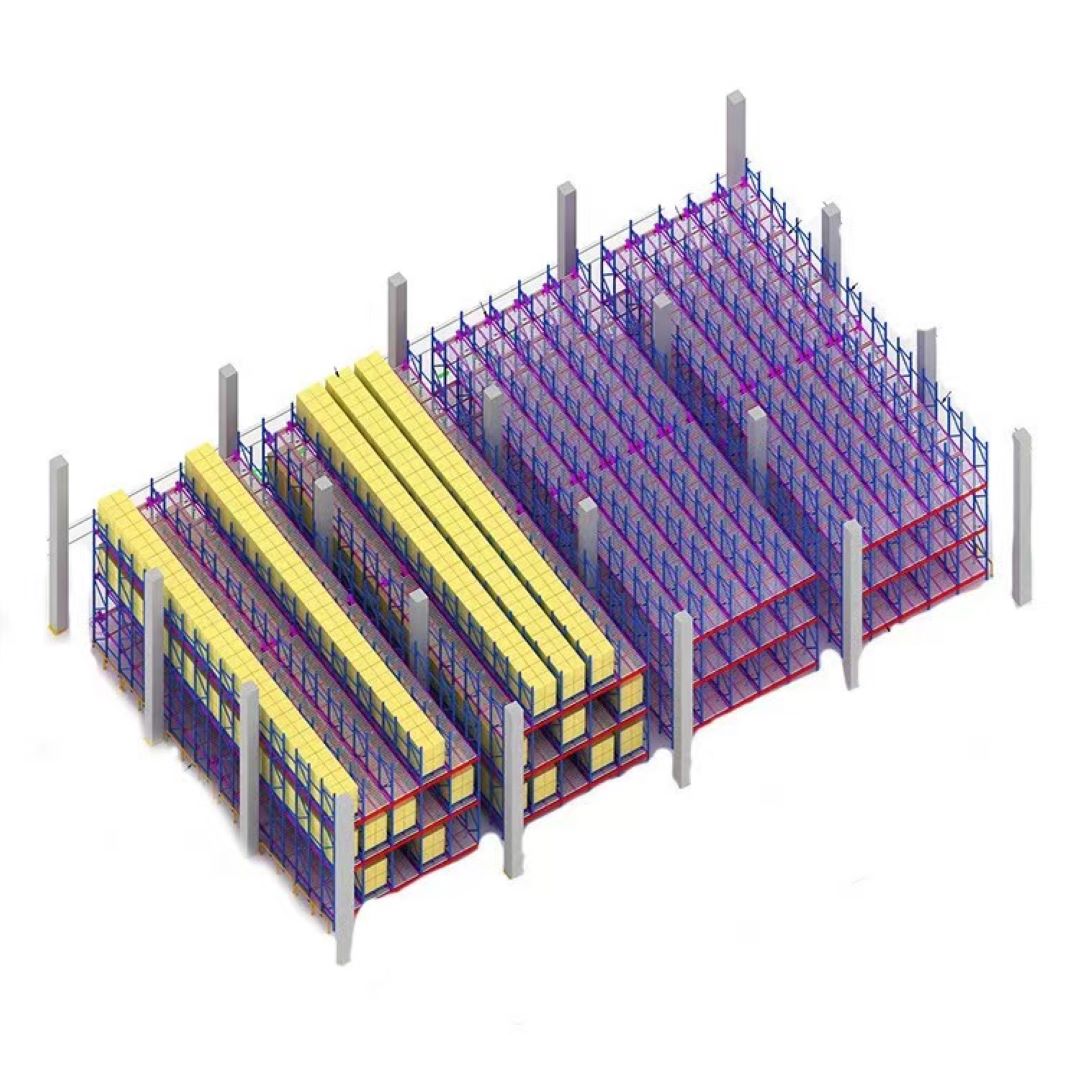 Heavy Duty Steel Roller Dynamic FIFO Gravity Carton Flow Racking System 5-Layer Warehouse Storage Corrosion Protection TUV