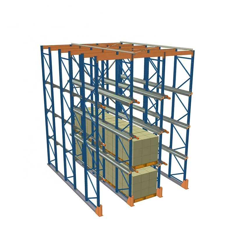 Heavy Duty Warehouse Pallet Storage Drive in and Drive Through Racking System