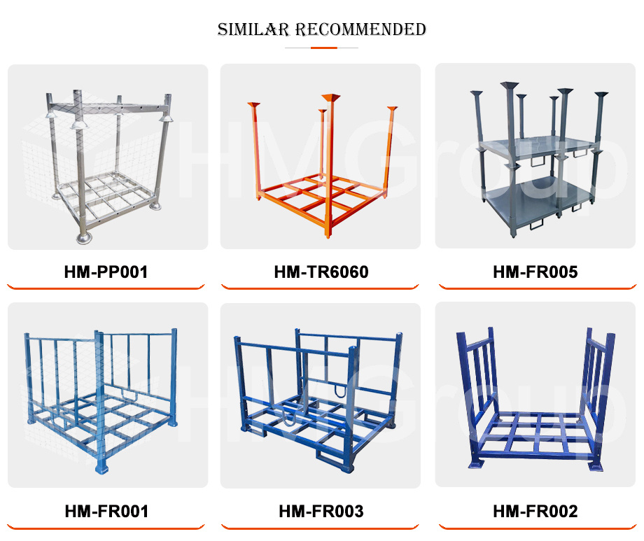 Vertical Storage 4-6 High Powder Coating Heavy Duty Mild Steel Q235 Forklift Portable Storage Textile Racks