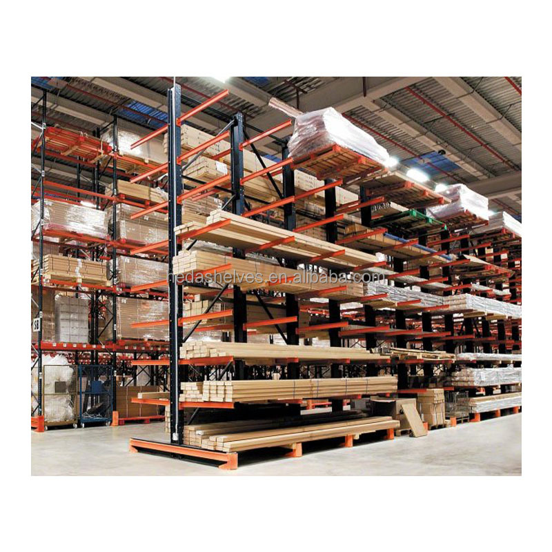 Double Sided Cantilever Rack Adjustable Heavy Duty Cantilever Racking Industrial Cantilever Shelf