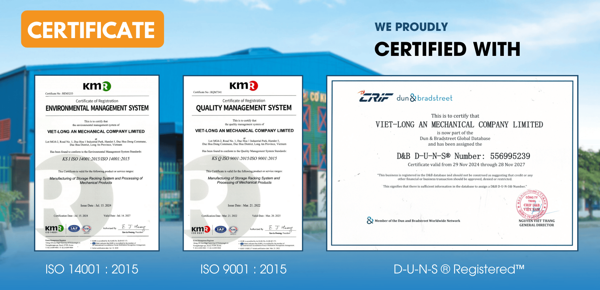 Certification