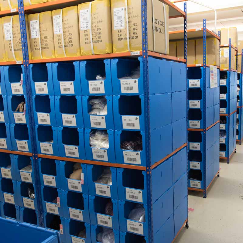 Corrugated Plastic SEMI-OPEN Stacking Warehouse Bin Small Spare Parts Pick Sorting Storage Organizer Box Bin Shelving Wholesale