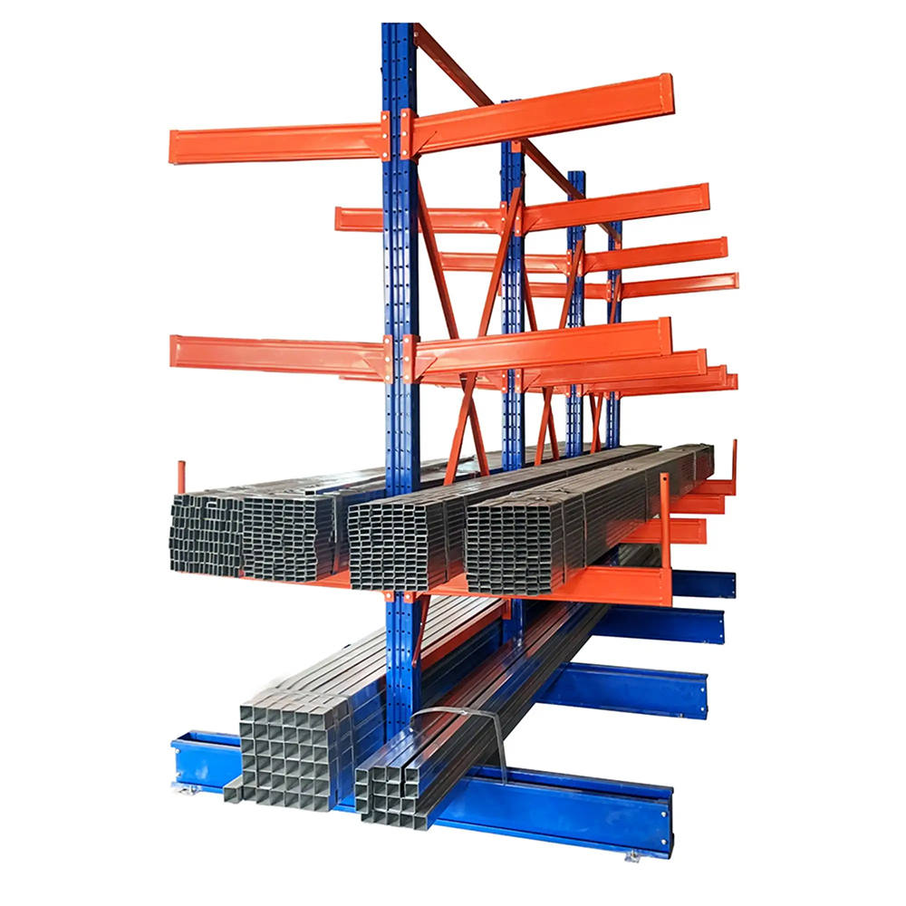 The Factory Sells Powder-coated Cantilever Racking Warehouse Rack Heavy-duty Racks Pallet Single-sided Shelves Cantilever Rack