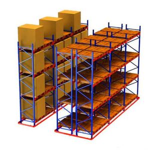 High Density Heavy Duty VNA Pallet Racking for Warehouse Storage Kaku Brand ISO