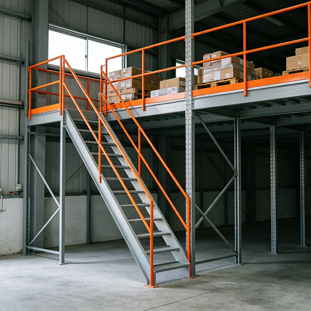 Custom Steel Mezzanine Platform Industrial Storage Mezzanine Floor Loft Racking Multi-level Warehouse Storage Platform Rack