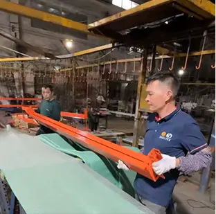 Racking manufacturing in Guangzhou factory