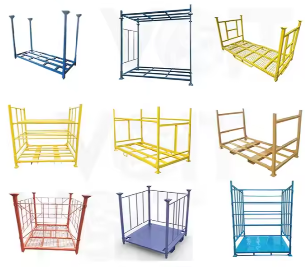 Good Quality Factory Direct Customized Adjustable Detachable Durable Commercial Galvanized Post Storage Pallet Stacking Rack