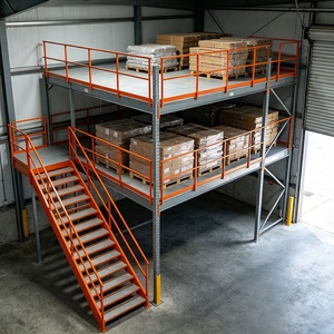 Custom Steel Mezzanine Platform Industrial Storage Floor Loft Racking