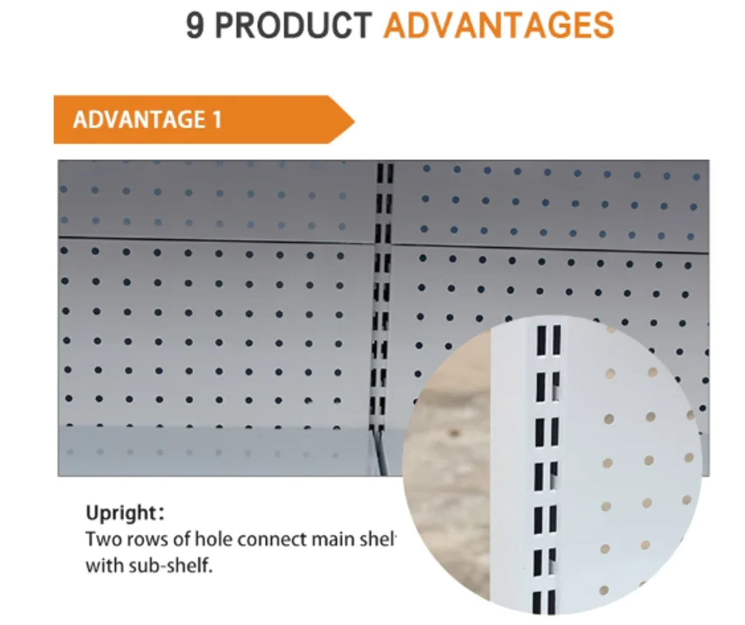 Best Selling China Supplier Longer Service Life Back Rack Shopping Mall Display Shelf