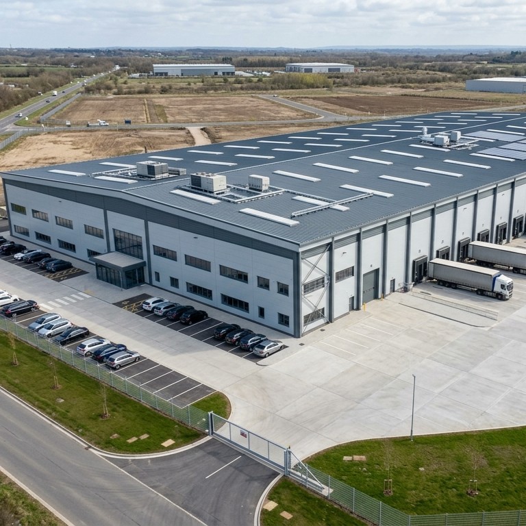 Industrial Single Slope Roof Steel Structure Warehouse Shed for Existing Factory Expansion and Equipment Storage
