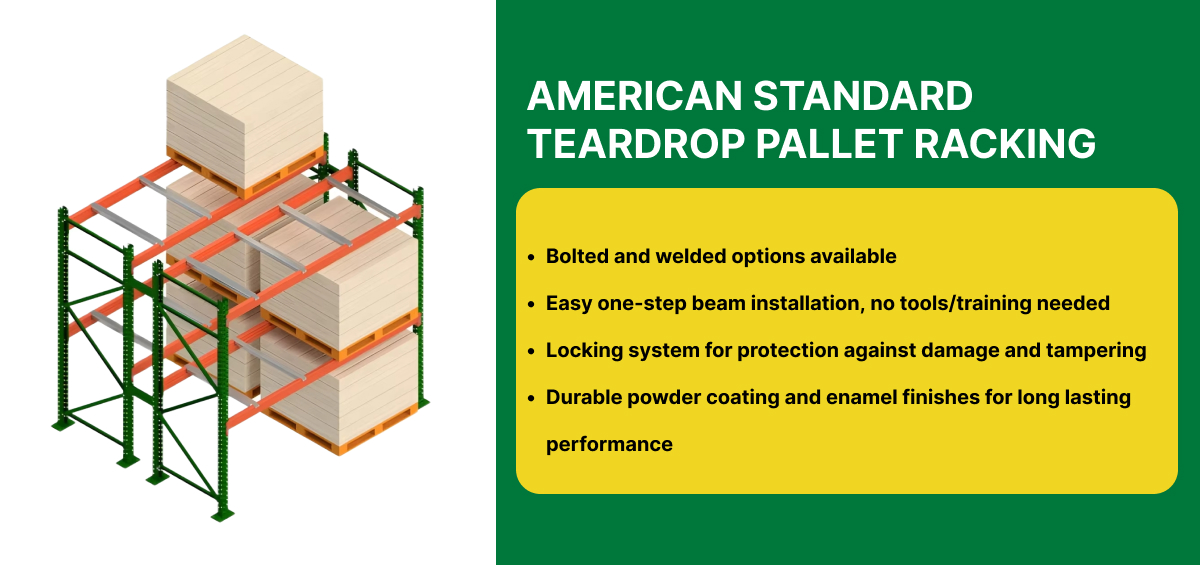 Teardrop Pallet Racking Showcase