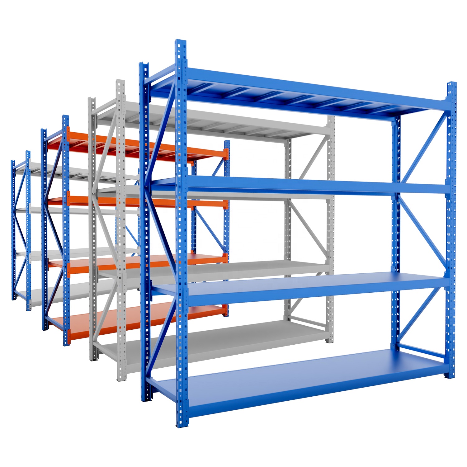 Large Wholesale Adjustable 500kg/Layer Steel Heavy Duty Pallet Rack Industrial Racking System For Spare Parts Warehouse Storage