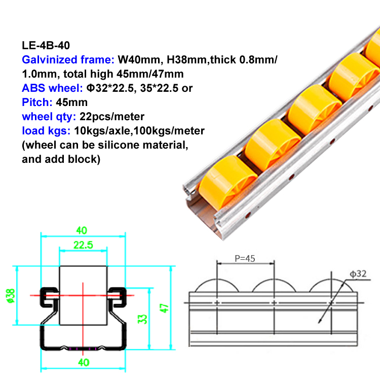 Industrial Storage Shelves Roller Track Large Load Capacity Rolling Rails Aluminium Sheet Strip Flow Rack Design Pallet Storage
