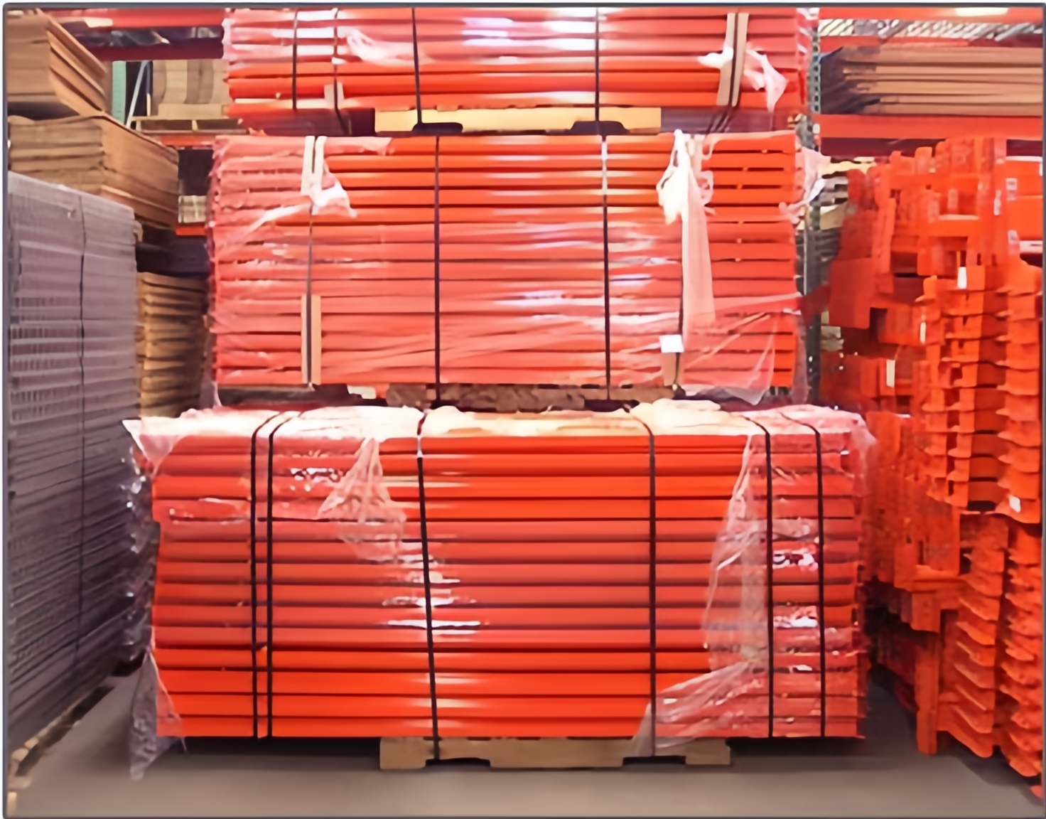Racking Adjustable Metal Boltless Shelf And Racks Warehouse Storage Medium Duty Metal Rack Shelf