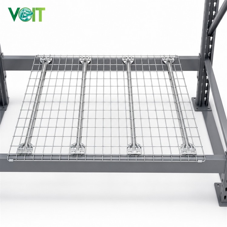 F/ U Channels Heavy Duty Steel Wire Mesh Decking For Warehouse Storage Pallet Rack