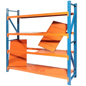 Industrial Storage Shelves Garage 4 Layer Long Span Medium Duty Rack