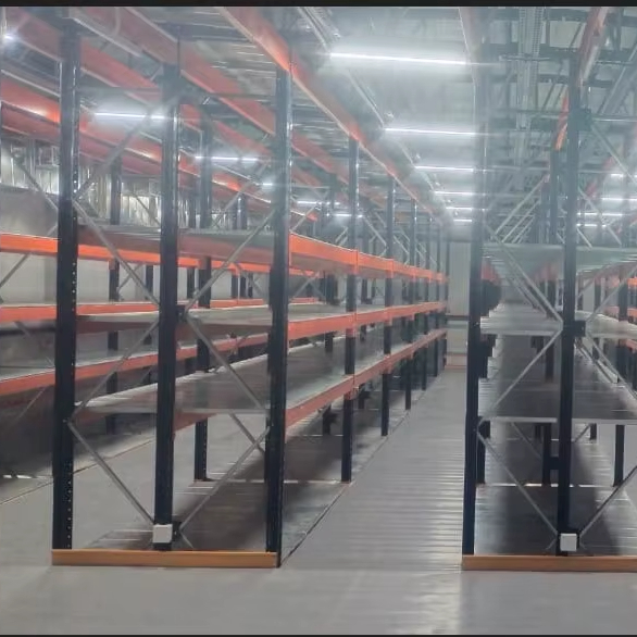Rack Supported Structural Steel Warehouse Storage System Heavy Duty Industrial Racking Solution Stackable Design High Storage