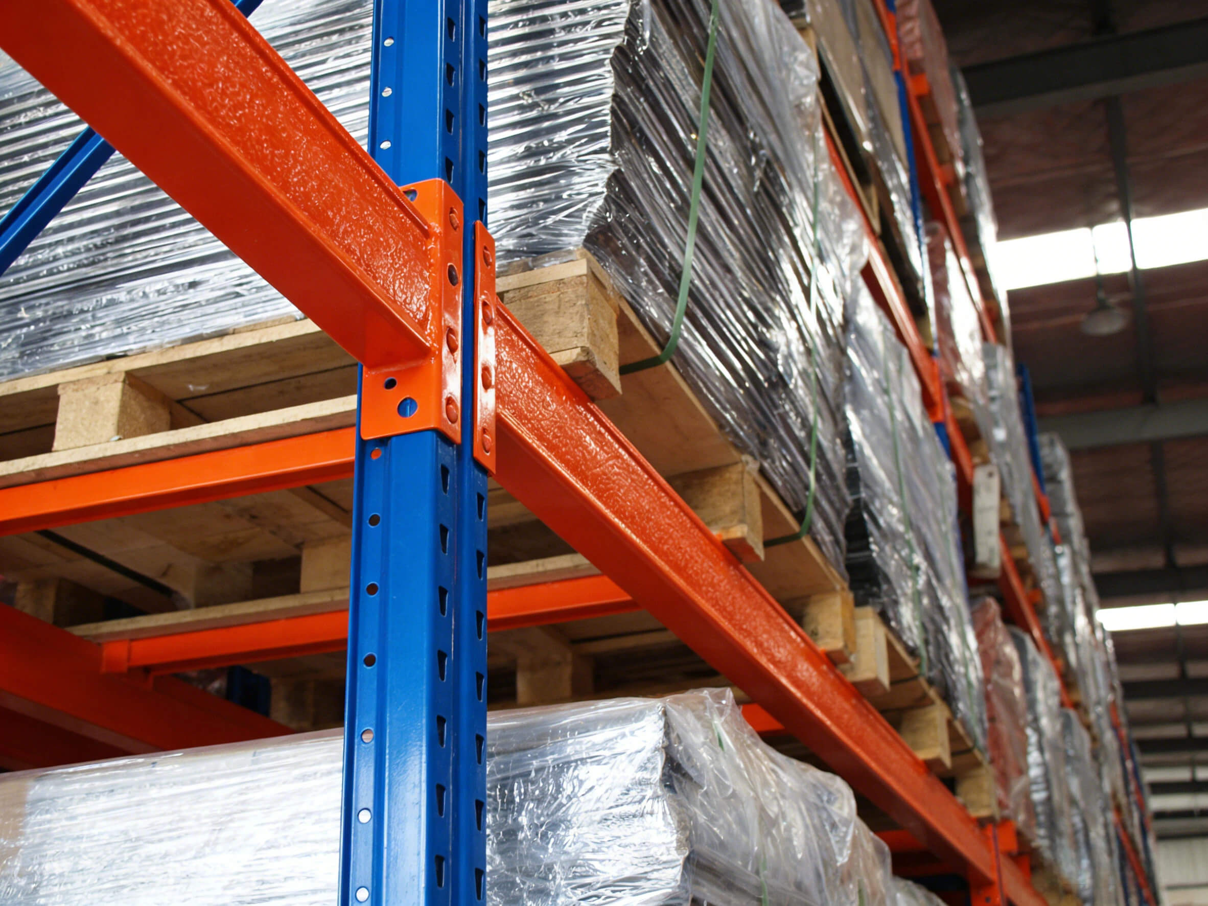 Wholesale Heavy Duty Pallet 1500KG Triple Support Heavy-Duty Rack Warehouse Racks Beam Rack Super Heavy-Duty Shelving