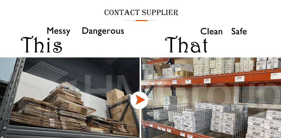 Galvanized Pallet Pallet Rack System Hanging Wire Mesh Decking Dividers