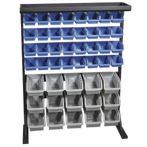 47 Bin Storage Rack Single Side Bulk Storage Rack