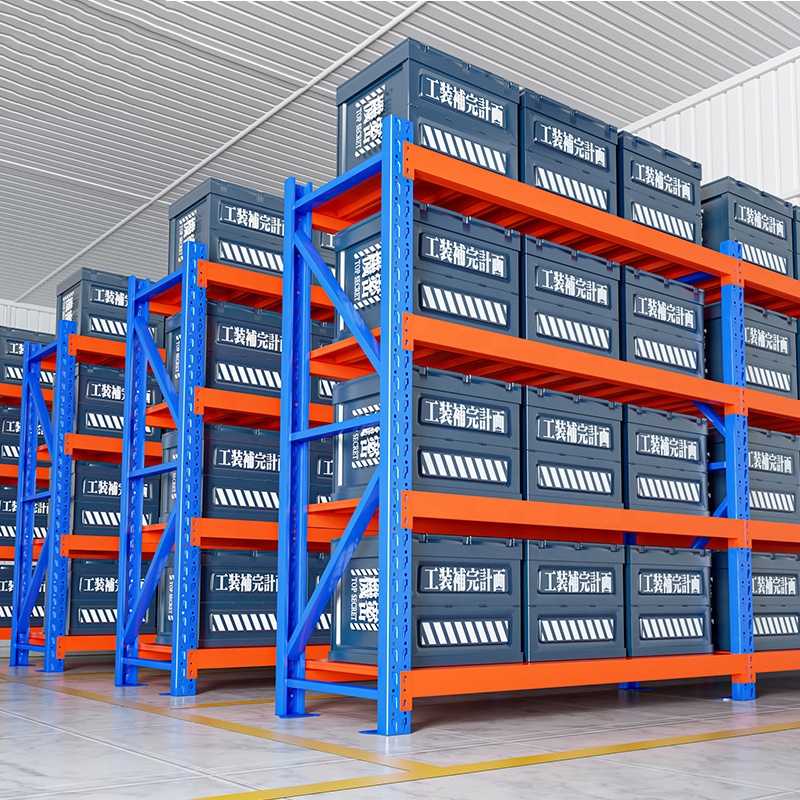 Low Price Racking Adjustable Metal Boltless Shelf and Racks Warehouse Storage Medium Duty Metal Rack Shelf
