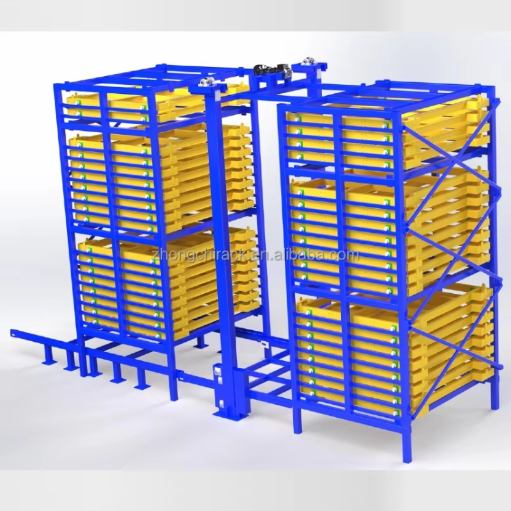 Smart Warehouse Storage System Steel Sheet Vertical Type Rack Heavy Duty Solution for Various Size Plate