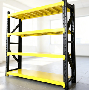 Boltless Adjustable Heavy Duty Load-Bearing 500kg/Layer 4-Layer Steel Storage Shelf