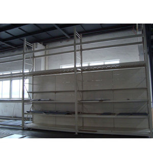 Integrated Heavy Duty Metal Shelving for Hypermarket Combined Racking