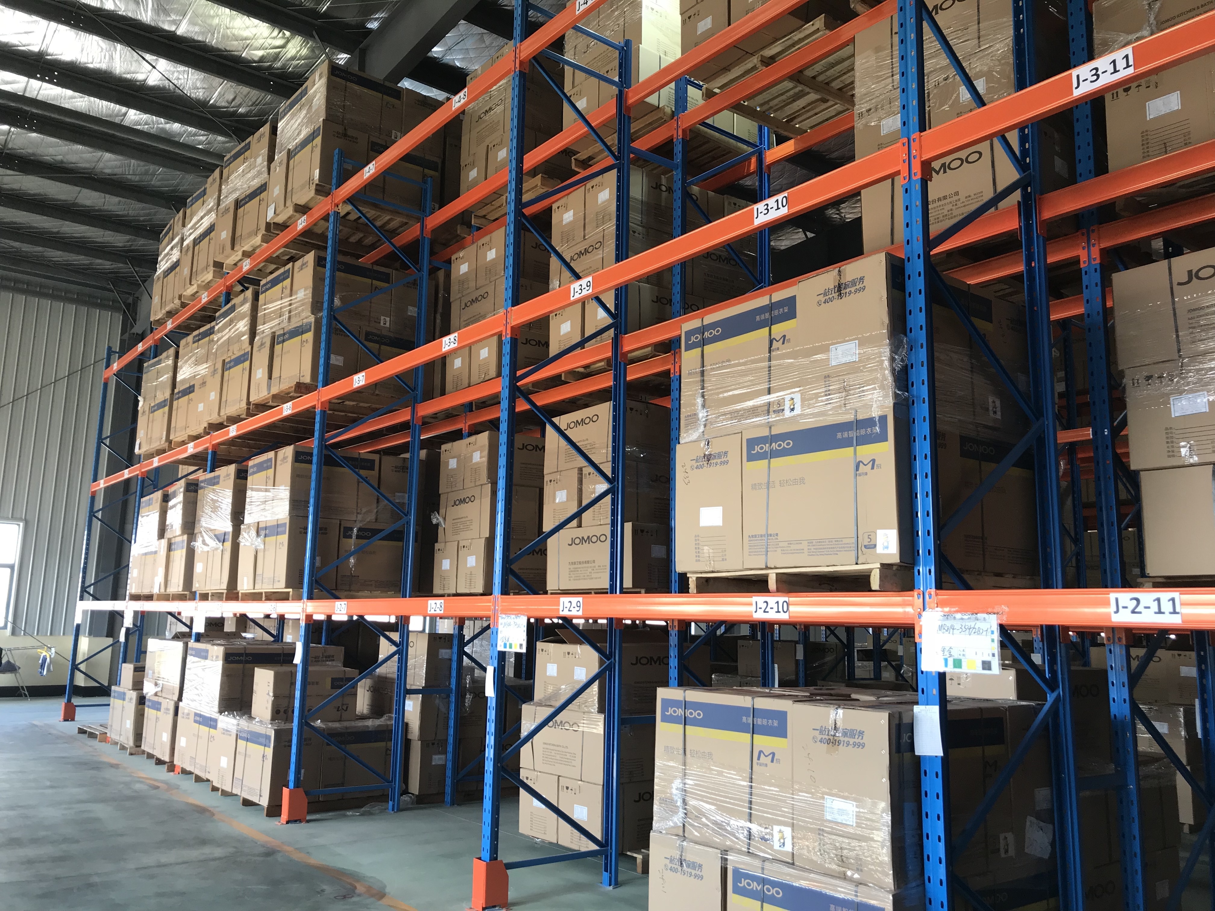 Industrial Steel Selective Pallet Rack Galvanized Powder Coated Corrosion Protection Screw Assembly Warehouse Garage Storage