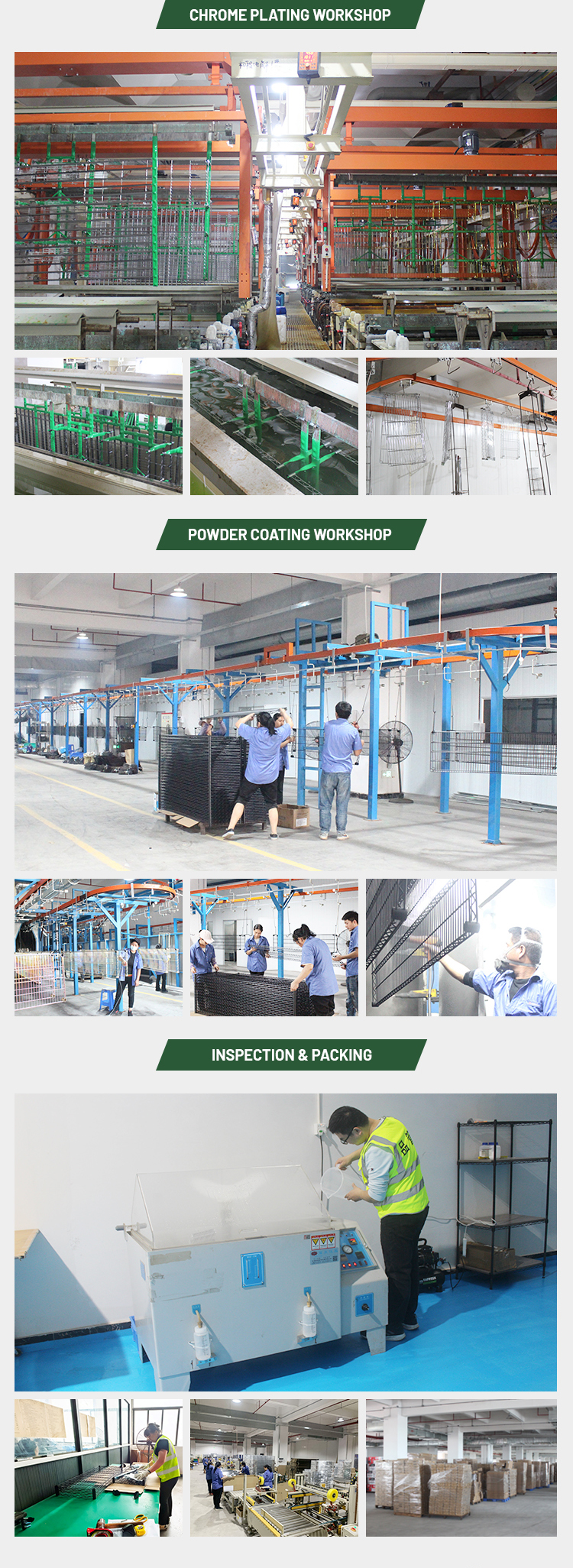 NSF Adjustable Cold Room Storage Racking System Metal Wire Shelf by China Rack Factory