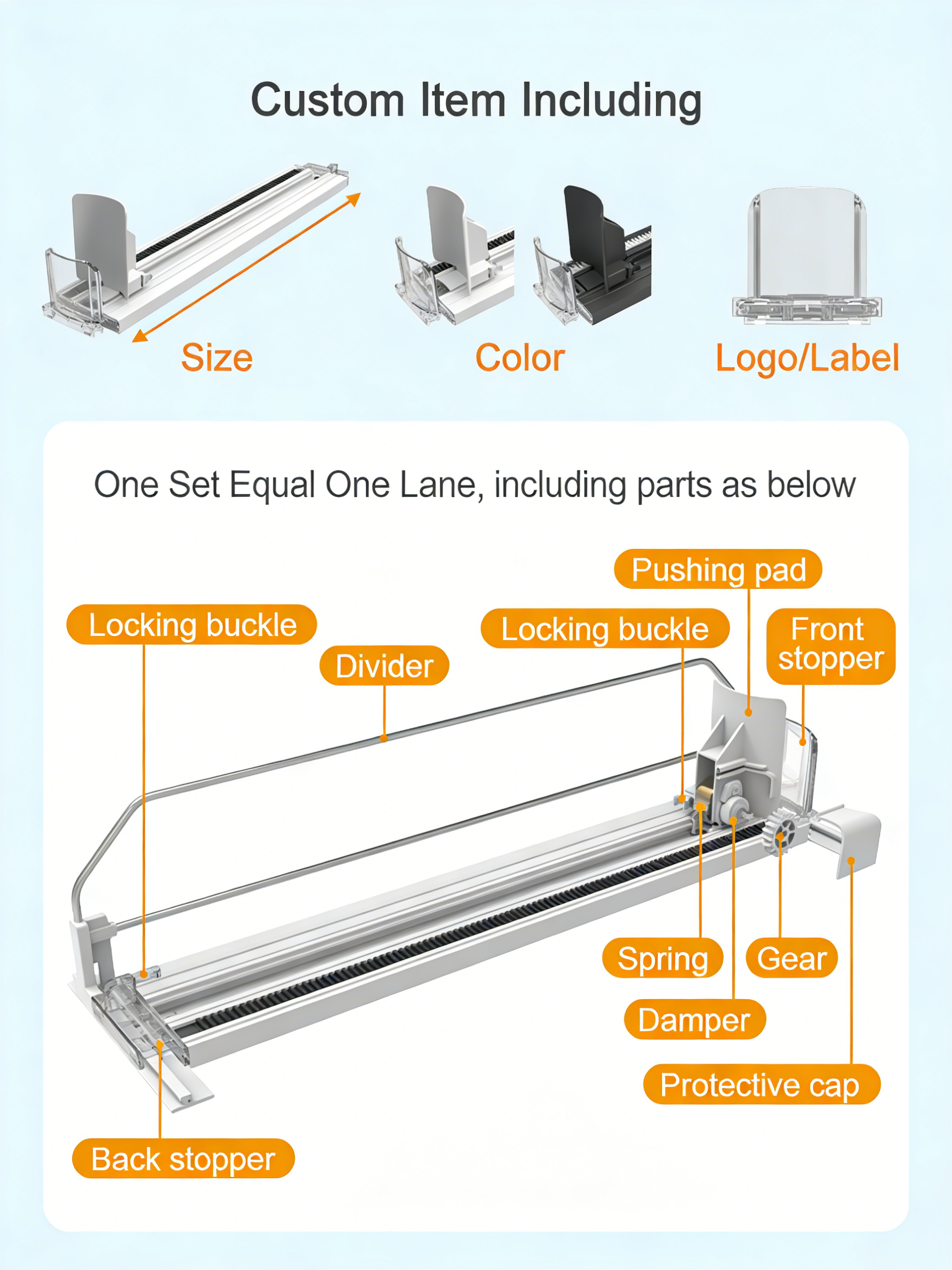 Glide Dimensions and Layout