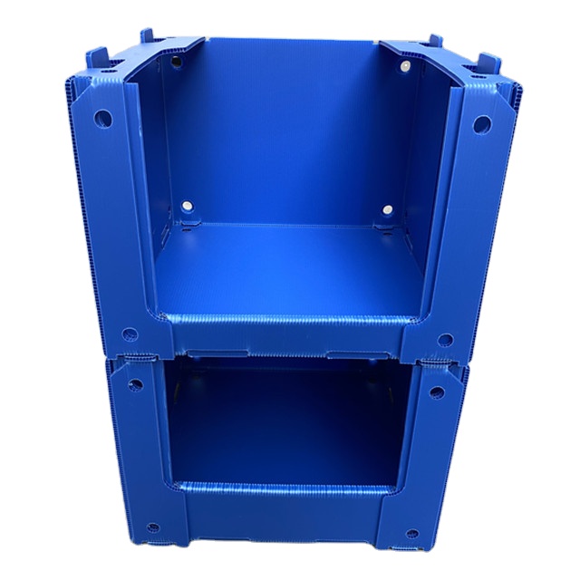 Warehouse Clothing Storage Box Corrugated Plastic Stackable Clothing Picking Bin