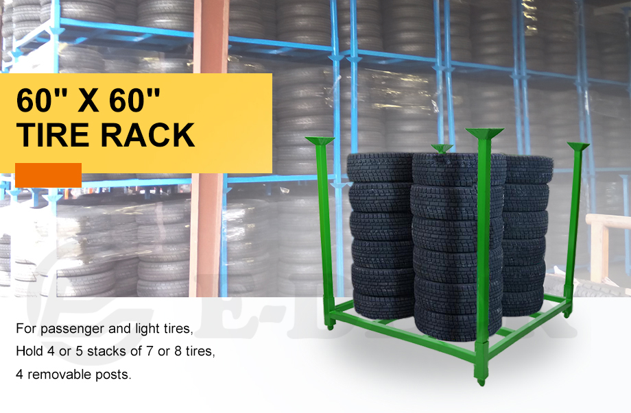 Customized Heavy Duty Metal Powder Coated Storage Steel Stacking Racks for Warehouse