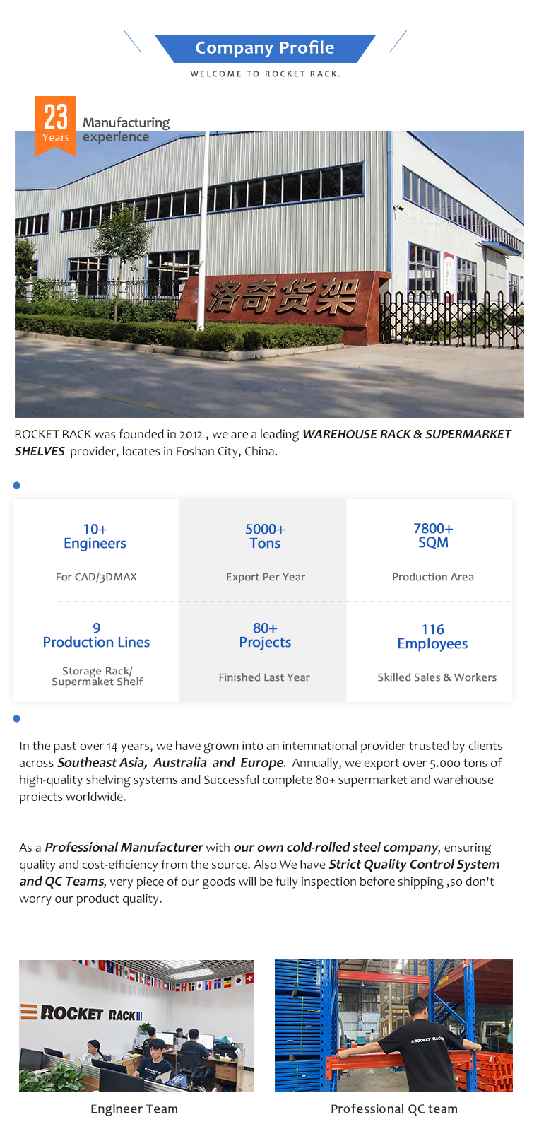 Company Facility and Workshop Profile 1