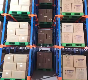 Heavy-Duty VNA Pallet Racking System Metal Warehouse Rack